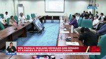 Sen. Padilla: Walang hidwaan ang Senado at Kamara sa isyu ng Charter Change | UB