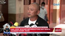 Negros Oriental Rep. Arnolfo Teves Jr., ayaw pa ring umuwi sa Pilipinas dahil sa mga banta umano sa kanyang seguridad | UB