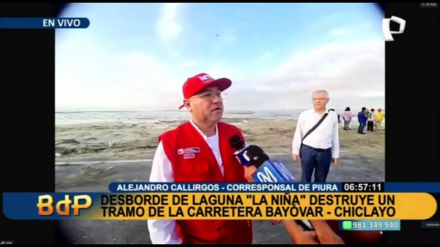 A la espera de que el caudal del río Piura baje para iniciar los trabajos en la carretera Bayóvar-Chiclayo