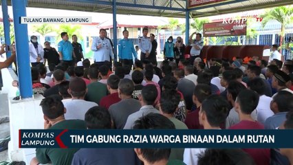 Tim Gabungan Razia Warga Binaan dalam Rumah Tahanan Negara