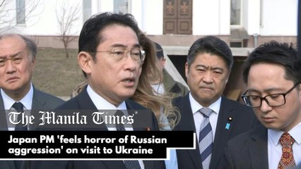 Japan PM 'feels horror of Russian aggression' on visit to Ukraine