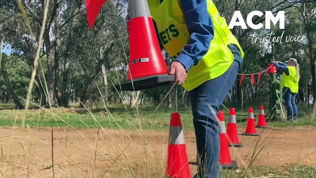 Foot and mouth disease training at Tamworth. Video by Gareth Gardner for ACM