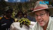 Tim the Yowie Man visits endangered frogs