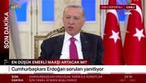 Erdoğan açıkladı: En düşük emekli maaşı 7.500 TL oldu!