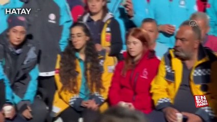 Fahrettin Koca ilk sahuru Hatay'da sağlık çalışanlarıyla yaptı