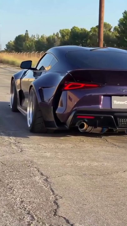 Toyota supra Mk4 engine start up exhaust