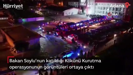 Bakan Soylu’nun katıldığı Kökünü Kurutma operasyonunun görüntüleri ortaya çıktı