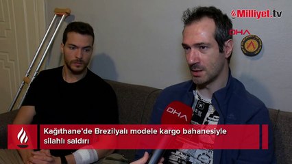 Kâğıthane’de Brezilyalı modele kargo bahanesiyle silahlı saldırı!
