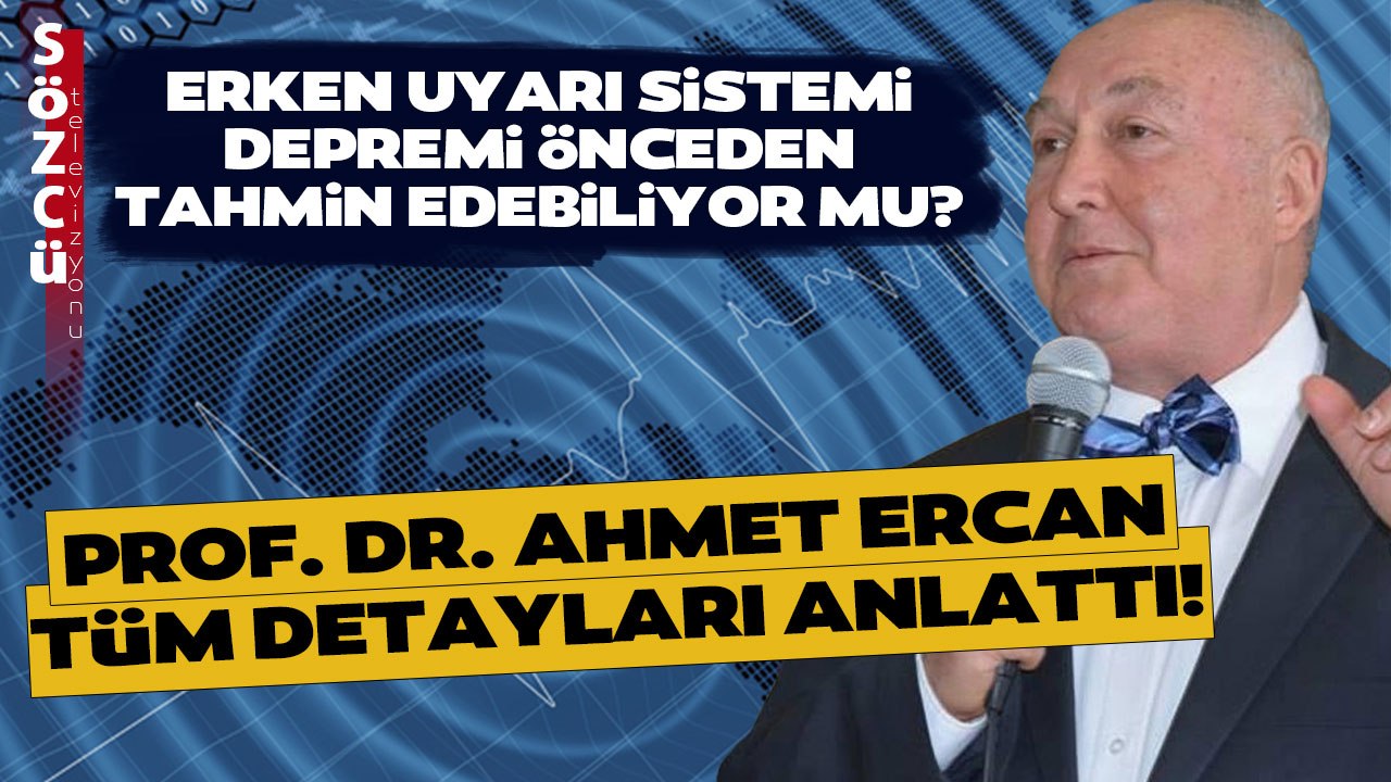 Prof. Dr. Ahmet Ercan'dan İstanbul'un Deprem Erken Uyarı Sistemiyle İlgili Gündem Olacak Açıklama!