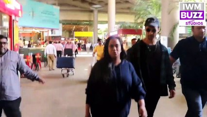 Kangana Ranaut, Aayush Sharma with Arpita Khan Sharma Spotted At Airport