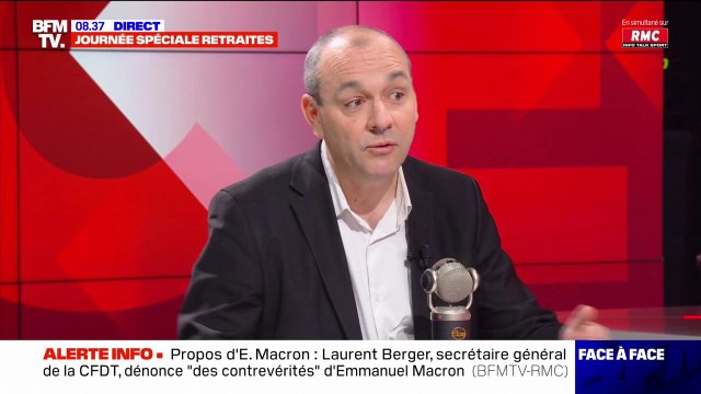 Manifestations spontanées contre la réforme des retraites: Laurent Berger condamne les violences et appelle au calme