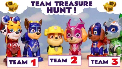 Paw Patrol Team Treasure Hunt Adventure Story Cartoon for Kids