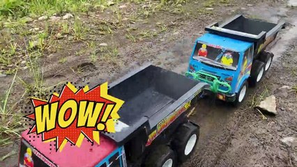 Behind-the-scenes Footage of Searching for Toys in the Middle of a Scary Forest