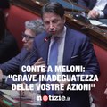 Conte contro Giorgia Meloni: 