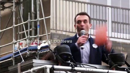 Florian Philippot. Marche nationale pour le renversement du gouvernement. Paris/France - 18 Mars 2023