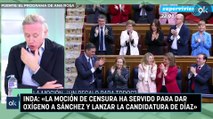 Inda: «La moción de censura ha servido para dar oxígeno a Sánchez y lanzar la candidatura de Díaz»