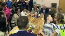Prince William meets Ukrainian refugees in Poland