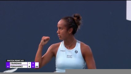 Miami - Menée 4-0, Fernandez renverse Tsurenko pour s'imposer