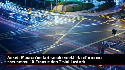 Anket: Macron'un tartışmalı emeklilik reformunu savunması 10 Fransız'dan 7'sini kızdırdı