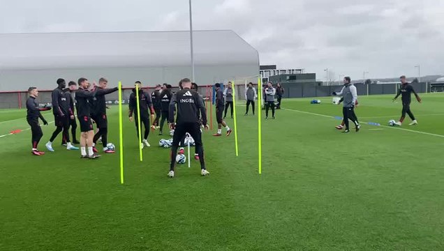 L'entraînement des Diables rouges avant d'affronter la Suède (3)