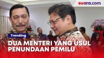 Mengingat Kembali Suara 2 Menko Jokowi yang Gaungkan Pemilu 2024 Ditunda