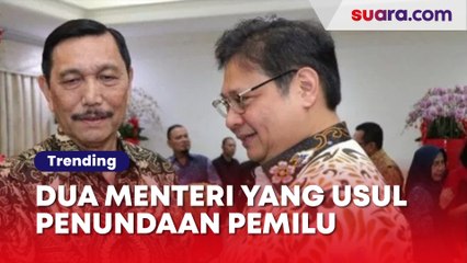 Mengingat Kembali Suara 2 Menko Jokowi yang Gaungkan Pemilu 2024 Ditunda