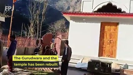 Amit Shah Inaugurates Sharda Temple Near LoC Facing Pak Rangers At Keran In The Kashmir