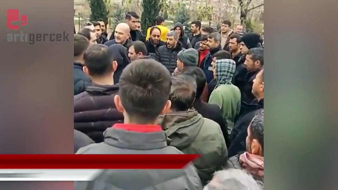 Soylu, sel bölgesinde yurttaşı azarladı: Ya çekme şunu çekme ya