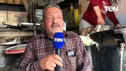 سعيد الكنفاني.. حكاية أقدم «محل كنافة» في المنوفية اتعلم الشغلانة وبيعلمها لأولاده