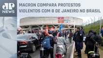 Manifestantes bloqueiam entrada do aeroporto de Paris; Capez e Schelp analisam