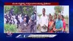 Farmer Request To Release Compensation For Damaged Crops Due To Rains  CM KCR Tour | V6 News