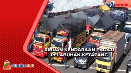 Dibuka Usai Nyepi Ribuan Kendaraan Padati Pelabuhan Ketapang