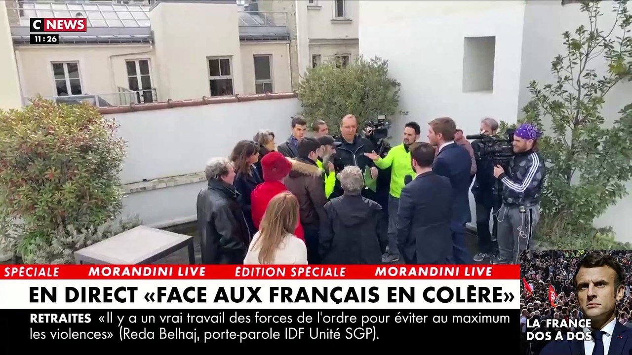 "Face à la colère des Français" - Echange tendu ce matin entre le député Robin Reda et le gilet jaune Jérôme Rodrigues: "Gardez vos chèques, gardez votre assistanat au lieu de traiter les Français de fainéants !" - Regardez