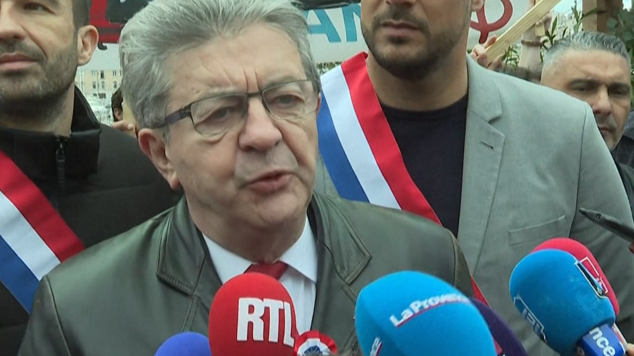 Retraites : « Monsieur Macron est un encouragement au combat », ironise Mélenchon à Marseille