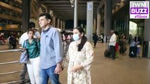 Virat Kohli,Vidya Balan with Siddharth Roy Kapur, Shilpa Shetty with family spotted at Airport