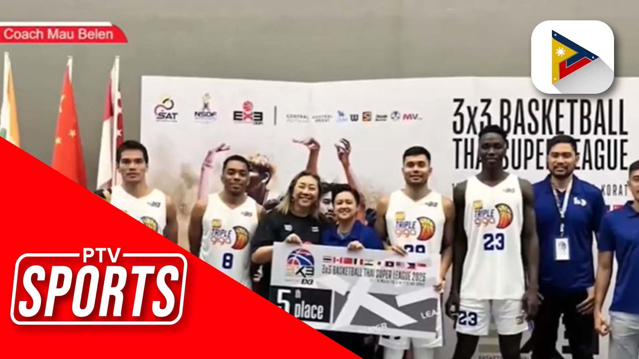 Coach Mau Belen at TNT Triple GIGA, nakauwi na ng bansa matapos ang 3x3 Thai Super League