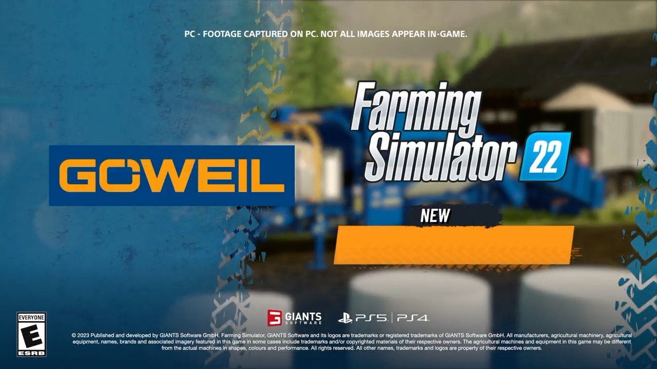 Farming Simulator 22 - Göweil Pack Launch Trailer PS