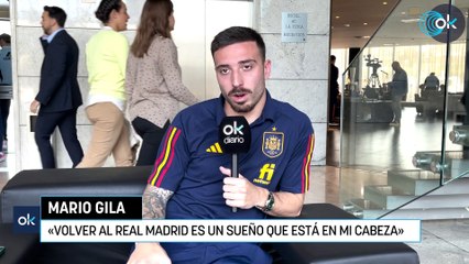 Mario Gila: «Jugar en el Madrid es un sueño que está en mi cabeza»