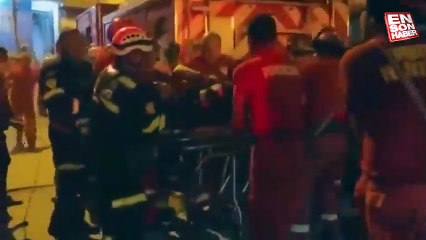 Peru’da arama kurtarma personelinin üzerine derin dondurucu düştü