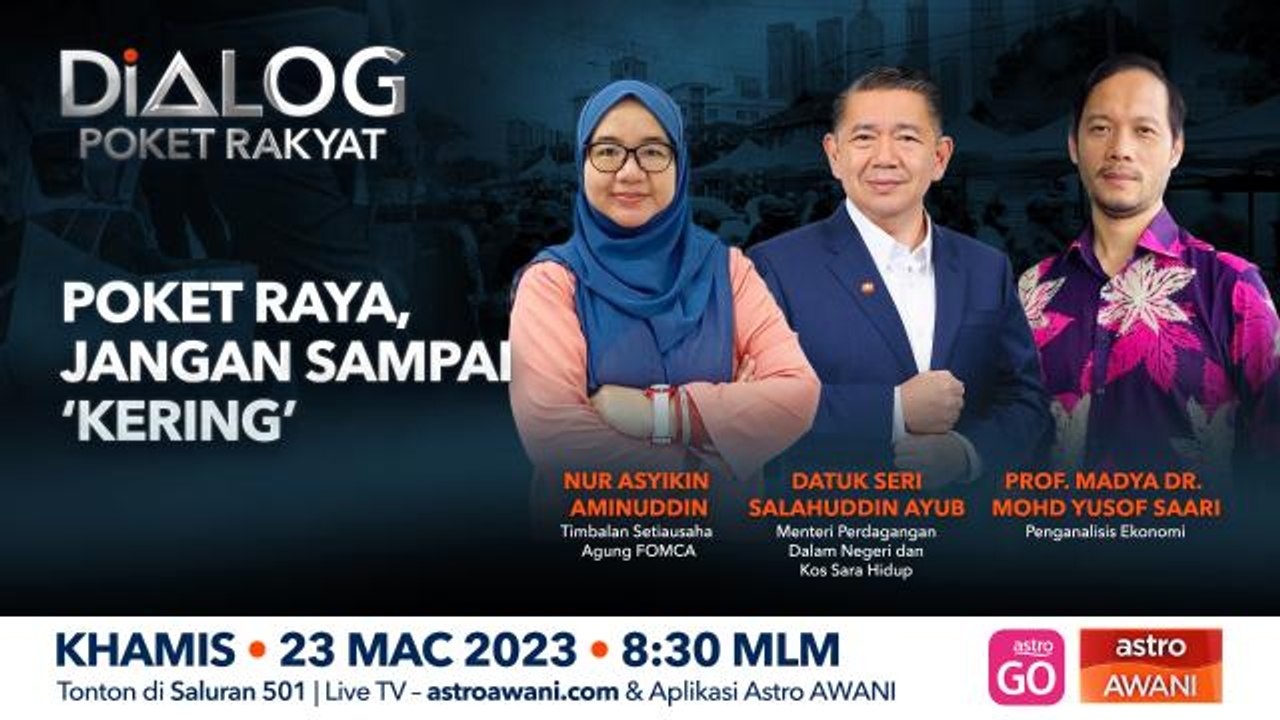 Dialog Poket Rakyat: Poket raya, jangan sampai 'kering'