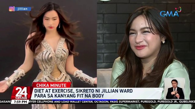 Diet at exercise, sikreto ni Jillian Ward para sa kanyang fit na body | 24 Oras