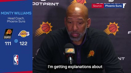 Suns coach Williams slams officials for free throw disparity