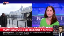 Retraites - Regardez les affrontements qui se sont produits ce midi entre des manifestants et les forces de l'ordre à Rennes - VIDEO