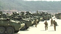 K-9 자주포·스트라이커 장갑차 대거 동원...한미 연합 사격훈련 / YTN
