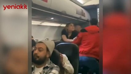 Alkolik utanmaz uçağı karıştırdı! Hostesin sözleri olayın bile önüne geçti