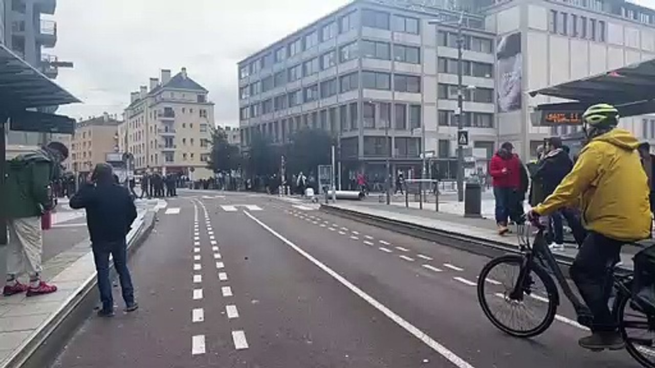 Réforme des retraites : des débordements en marge de la manifestation à Rouen