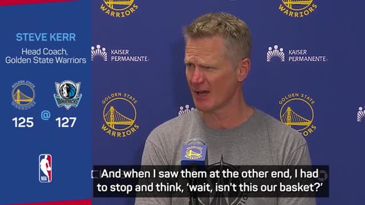 Confused Warriors and Mavericks react after controversial call