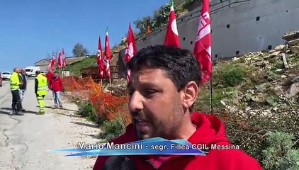 San Marco D'Alunzio, Sit-in per la riapertura del cantiere