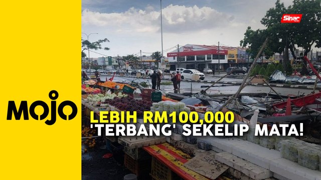 Dugaan hari pertama Ramadan, ribut musnahkan khemah bazar