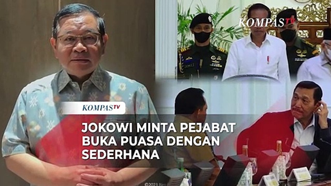 Presiden Jokowi Minta Pejabat Buka Puasa dengan Sederhana